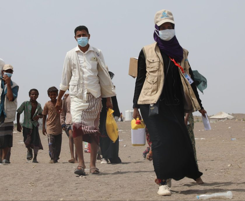 Delivering Nutrition Baskets in Yemen